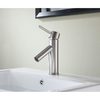 Anzzi Valle Single Hole Single Handle Bathroom Faucet in Brushed Nickel L-AZ109BN